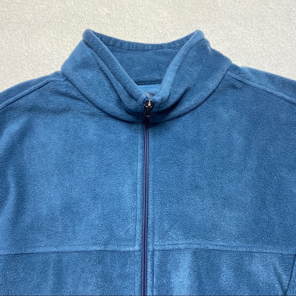 Reel Legends Fleece Jacket Blue XL Full Zip - Picture 2 of 6